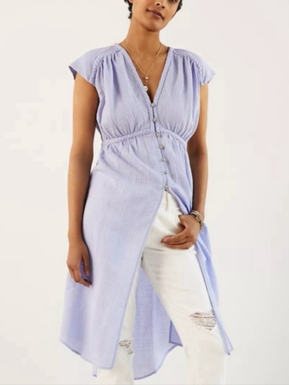 Anthropologie Lavender  Cover Up